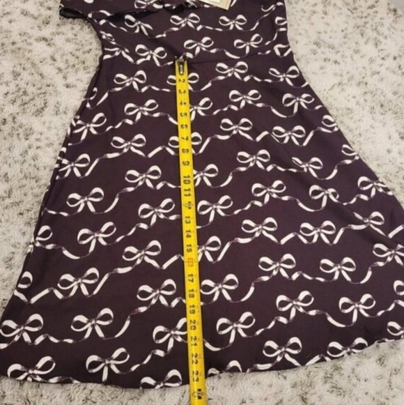 BANANA REPUBLIC FACTORY SZ 10P NWT Wine 1 Shoulder Fit and Flare Cocktail Dress - Picture 5 of 13